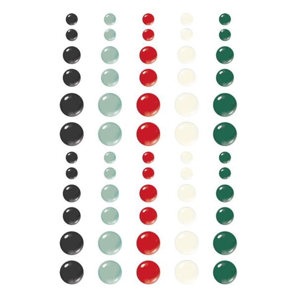 Simple Stories - Enamel Dots "Glossy" 60 Stück 