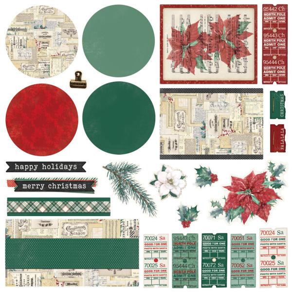 Simple Stories - Cards Kit "Vintage 'Tis The Season"