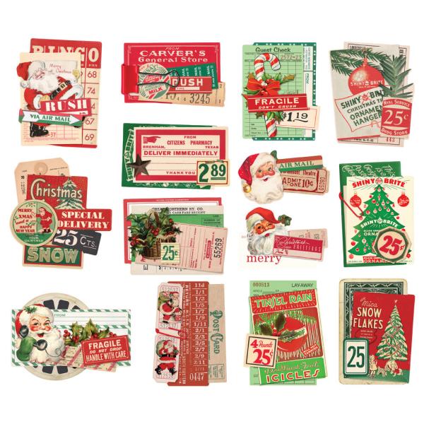 Simple Stories - Stanzteile "Simple Vintage Dear Santa" Bits & Pieces 