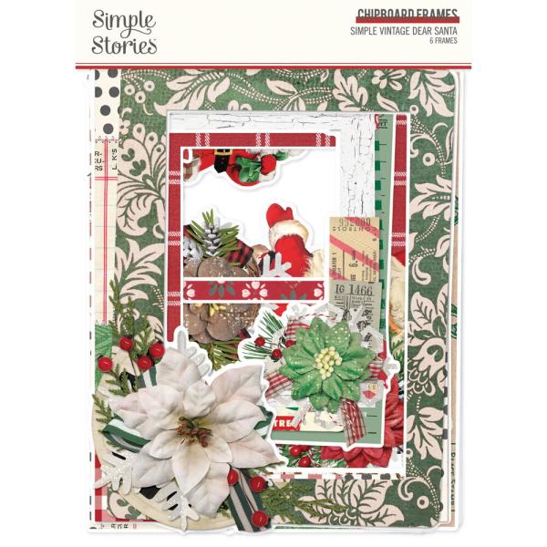Simple Stories - Chipboard Frames "Simple Vintage Dear Santa" 