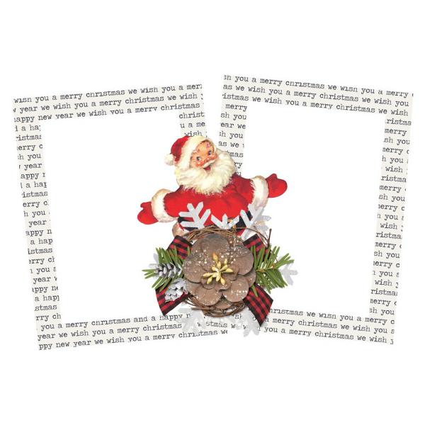Simple Stories - Chipboard Frames "Simple Vintage Dear Santa" 
