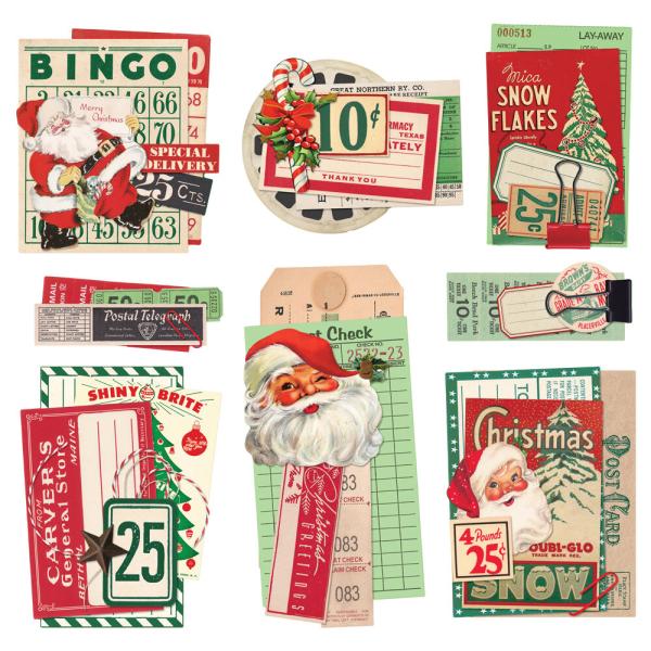 Simple Stories - Stanzteile "Simple Vintage Dear Santa" Die Cuts
