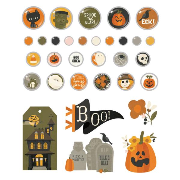 Simple Stories - Decorative Brads "FaBOOlous" 