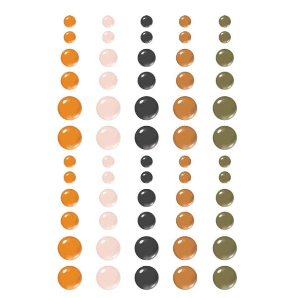 Simple Stories - Enamel Dots "Glossy" 60 Stück 