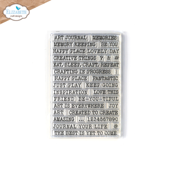 Elisabeth Craft Designs - Stempelset "Journal Phrases 1" Clear Stamps