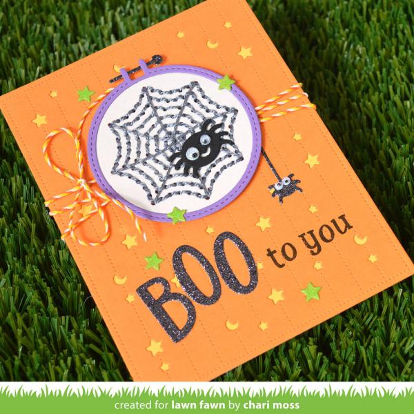 Lawn Fawn - Stanzschablone "Embroidery Hoop Snowflake" Add-on Die