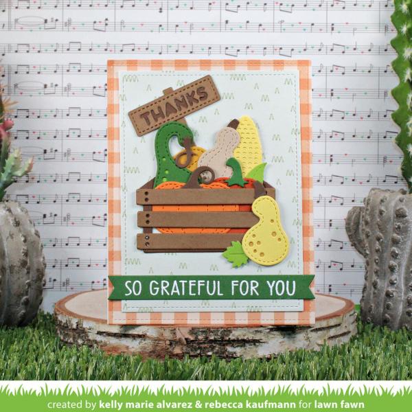 Lawn Fawn - Stanzschablone "Harvest Crate" Dies