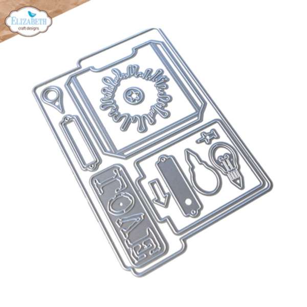 Elizabeth Craft Designs - Stanzschalone "Journal File 1" Dies