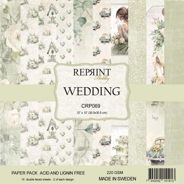 Reprint - Designpapier "Wedding" Paper Pack 12x12 Inch - 10 Bogen