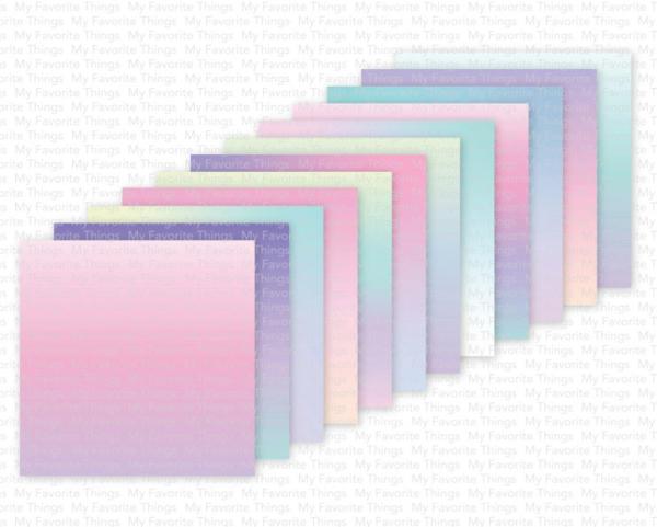 My Favorite Things - Designpapier "Sweet Summer Color Blends" Paper Pad 6x6 Inch - 24 Bogen