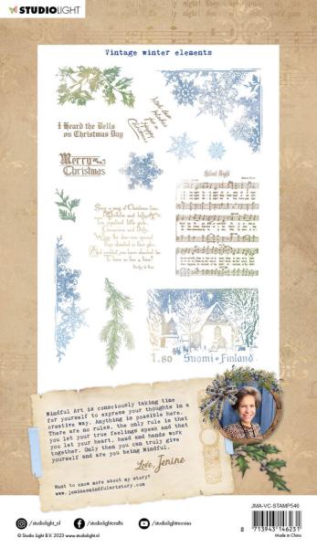 Studio Light - Stempelset "Winter Elements" Clear Stamps