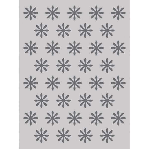Simple Stories - Schablone 6x8 Inch "Calico Daisy" Stencil