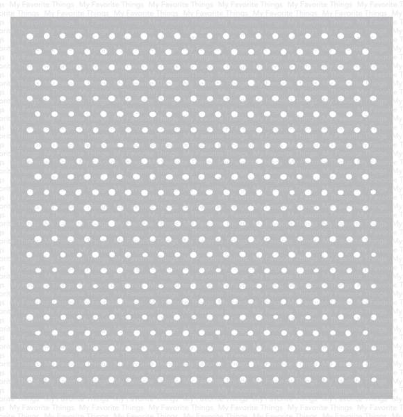 My Favorite Things - Schablone 6x6 Inch "Tiny Wonky Dots" Stencil