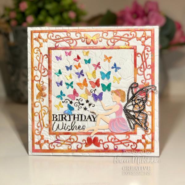 Creative Expressions - Stanzschablone "Best Wishes" Craft Dies Design by Jamie Rodgers