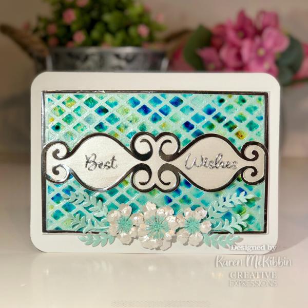 Creative Expressions - Stanzschablone "Best Wishes" Craft Dies Design by Jamie Rodgers
