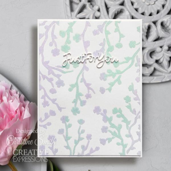 Creative Expressions - Stanzschablone "Just For You" Craft Dies Design by Jamie Rodgers