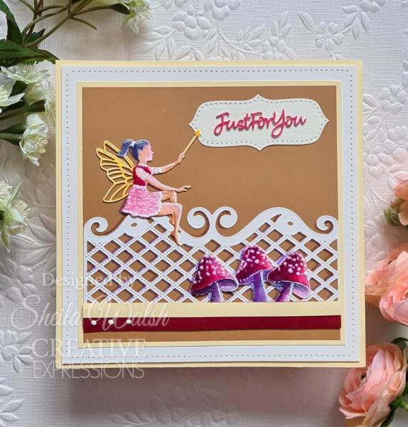 Creative Expressions - Stanzschablone "Just For You" Craft Dies Design by Jamie Rodgers