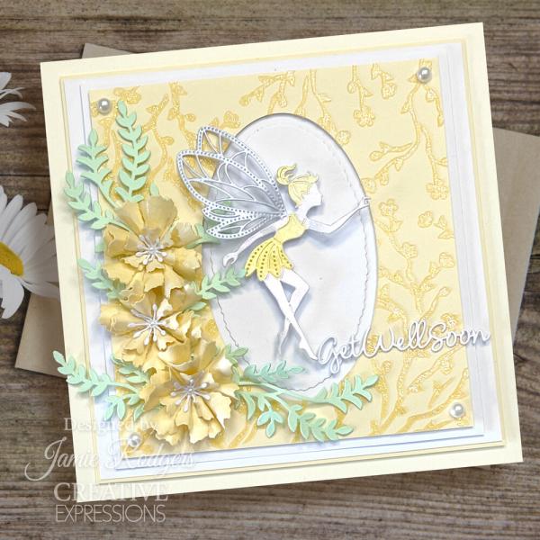 Creative Expressions - Stanzschablone "Get Well Soon" Craft Dies Design by Jamie Rodgers