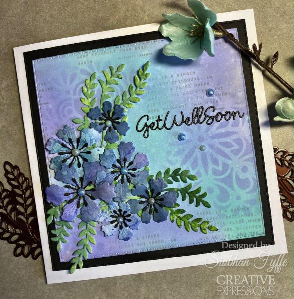 Creative Expressions - Stanzschablone "Get Well Soon" Craft Dies Design by Jamie Rodgers
