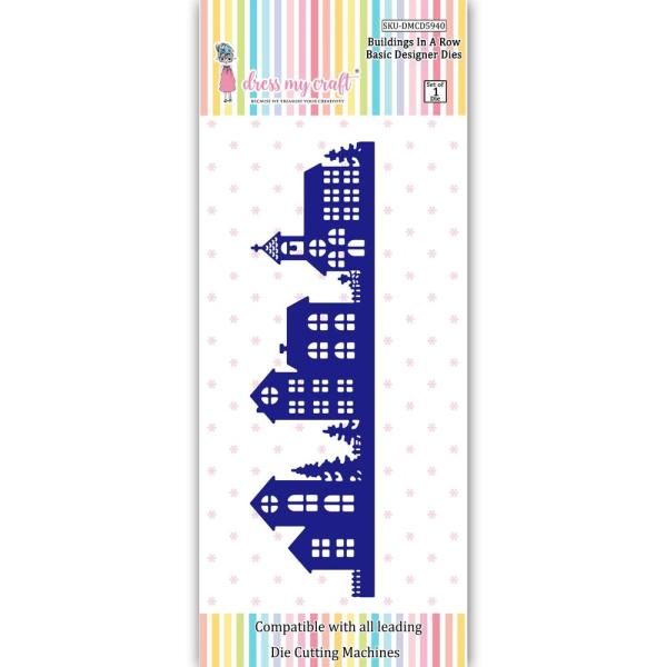 Dress My Craft - Stanzschablone "Buildings In A Row" Dies