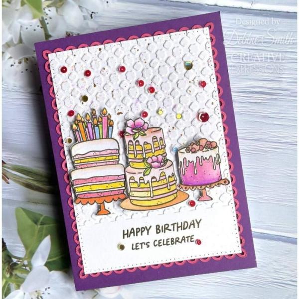 Creative Expressions - Stempelset "It's Cake O'Clock" Clear Stamps 6x8 Inch Design by Jane's Doodles