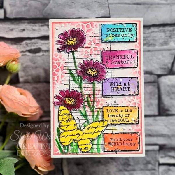 Woodware - Stempel "Mini Notebook Page" Clear Stamps Design by Francoise Read