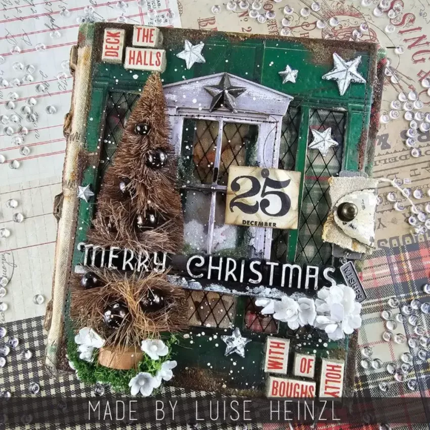 Tim Holtz - Idea Ology - Miniatur Festzeltschilder "Festive Marquee / Christmas 2023"