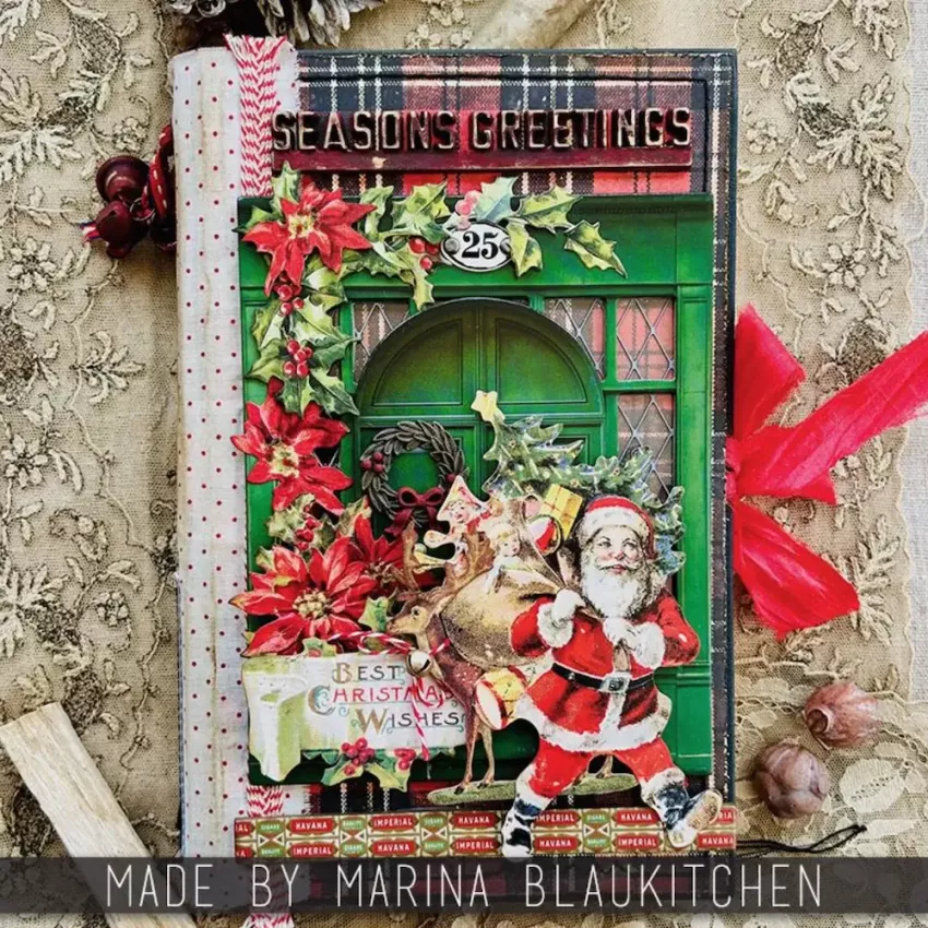 Tim Holtz - Idea Ology - Miniatur Festzeltschilder "Festive Marquee / Christmas 2023"
