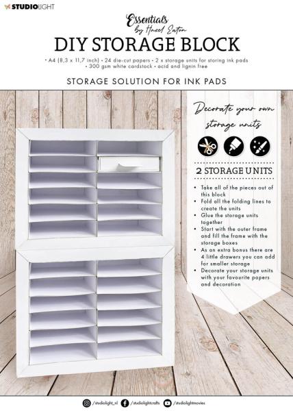 Studio Light - Aufbewahrung für Stempelkissen "DIY Storage Block Ink Units"