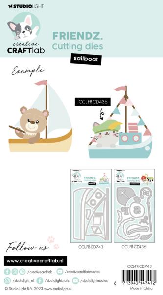 Creative Craft Lab - Studio Light - Stanzschablone "Sailboat" Dies