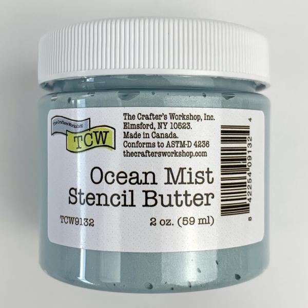The Crafters Workshop - Modellierpaste "Ocean Mist" Stencil Butter