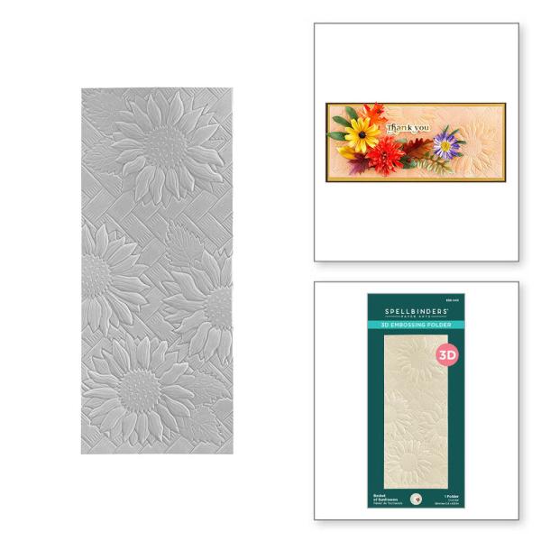 Spellbinders - Prägefolder "Basket of Sunflowers" Embossingfolder