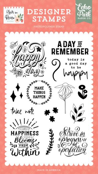 Echo Park - Stempelset "Make Things Happen" Clear Stamps