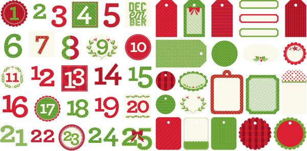 Bella BLVD - Stanzteile "Merry Little Christmas" Die Cuts
