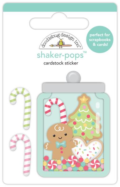 Doodlebug Design - Dimensional-Sticker "Holiday Treats" Shaker-Pops