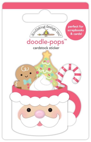 Doodlebug Design - Sticker "Christmas Cocoa" Doodle-Pops 