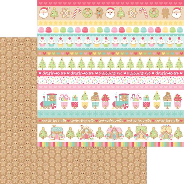 Doodlebug Design - Designpapier "Gingerbread Kisses" Paper Pack 12x12 Inch - 12 Bogen