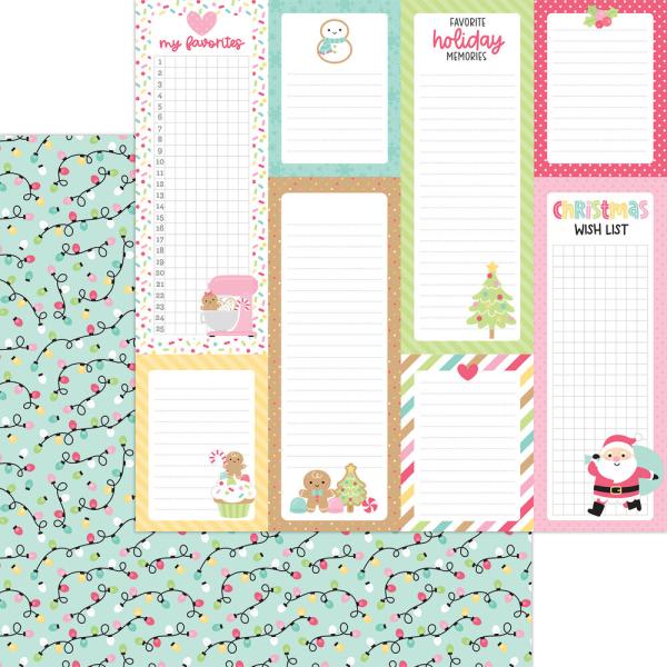 Doodlebug Design - Designpapier "Gingerbread Kisses" Paper Pack 12x12 Inch - 12 Bogen