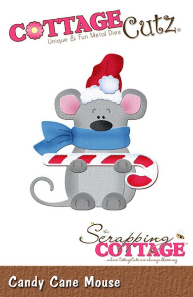 Scrapping Cottage - Stanzschablone "Candy Cane Mouse" Dies