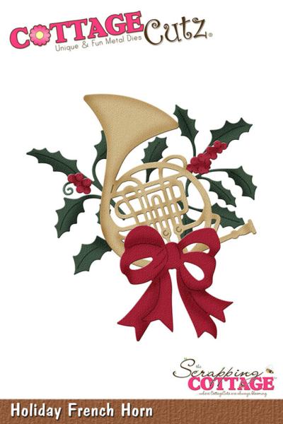 Scrapping Cottage - Stanzschablone "Holiday French Horn" Dies