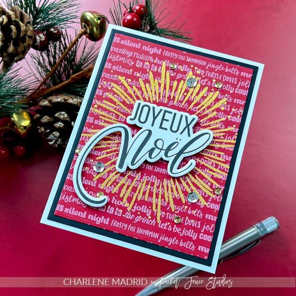 Picket Fence Studios - Stempel "Christmas Wishes" Clear stamps