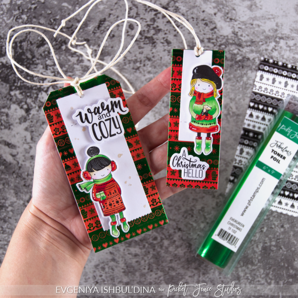 Picket Fence Studios - Stempelset "Merry Christmas Friends" Clear stamps