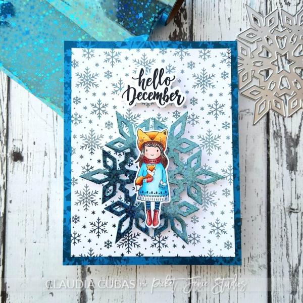 Picket Fence Studios - Stempelset "Merry Christmas Friends" Clear stamps
