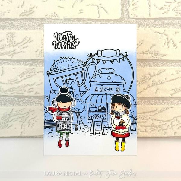Picket Fence Studios - Stempelset "Merry Christmas Friends" Clear stamps