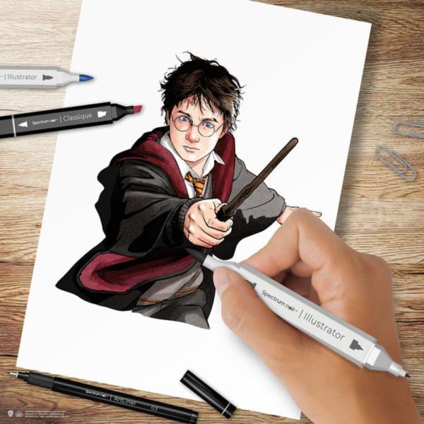 Spectrum Noir Alkohoholmarker Harry Potter Fan-Art Like a Pro Art Kit 