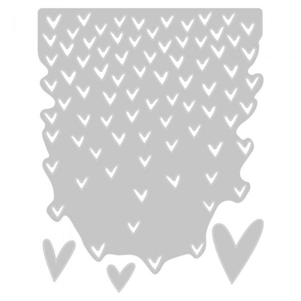 Sizzix Thinlits Craft Die-Set - Falling Hearts / Fallende Herzen