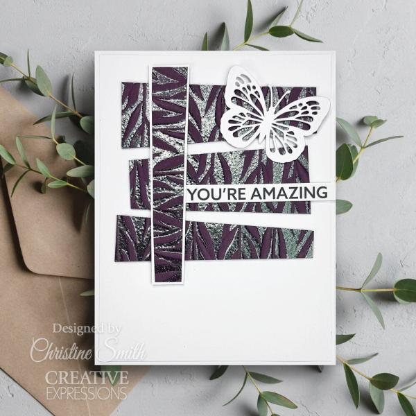 Creative Expressions - 3D Embossingfolder "Weeping Willow" Prägefolder Design by Sue Wilson
