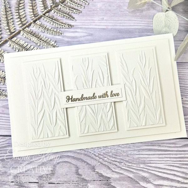 Creative Expressions - 3D Embossingfolder "Weeping Willow" Prägefolder Design by Sue Wilson