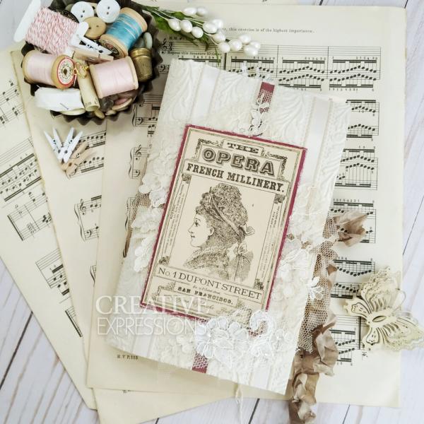 Creative Expressions - Stempelset "La Mode" Clear Stamps 6x8 Inch Design by Taylor Made Journals