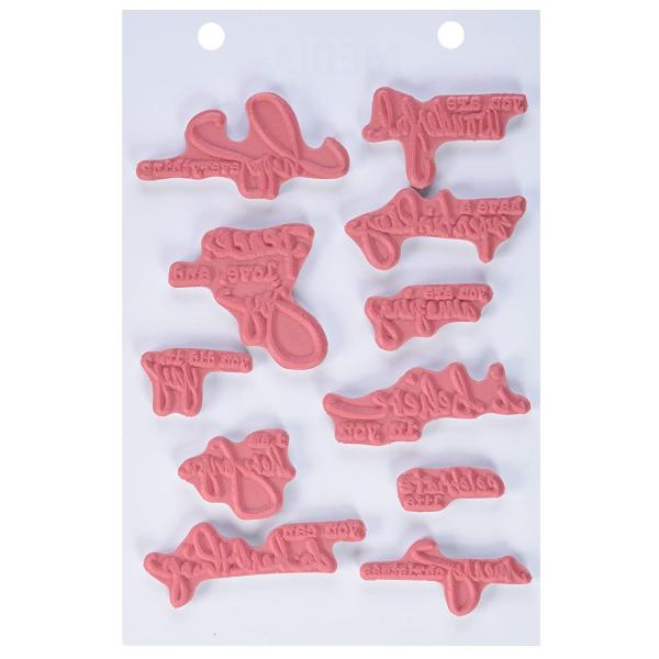 Ranger - Stempelset by Dina Wakley "Just what to say" Media Cling Stamp 